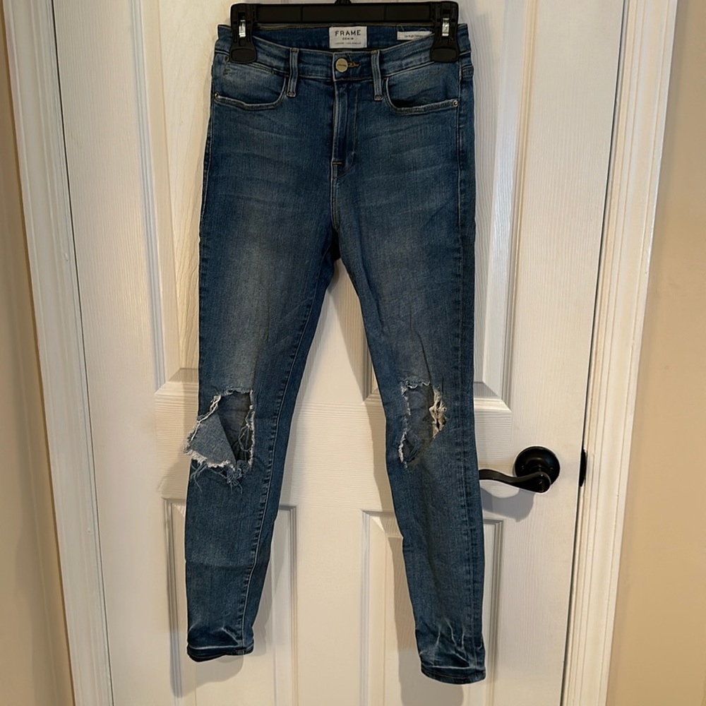 Frame le high skinny